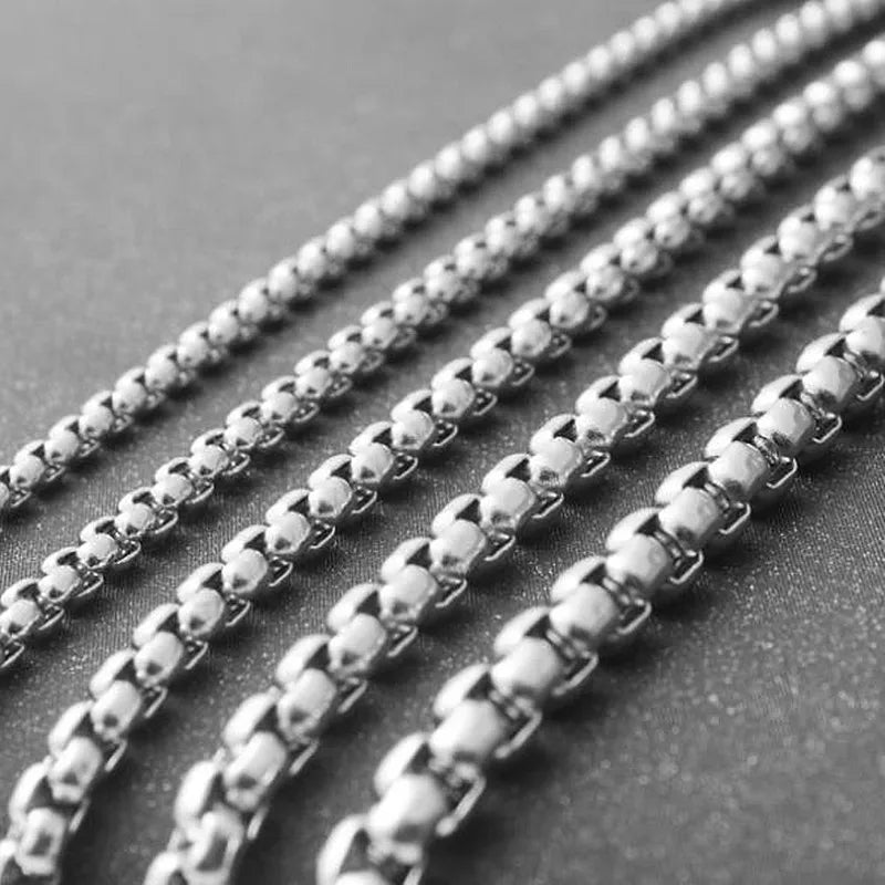 Steel Link Chain 316L Necklace Men Solid