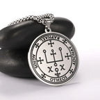 COOLTIME Supernatural Amulet Men Pendant Necklace Stainless Steel Archangel Michael Raphael Uriel Gabrie Angel Talisman