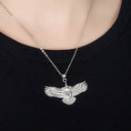 Eagle Pendant Necklace with Choker Chain