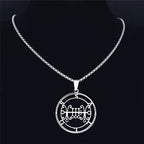 Baphomet Steel Pendant Seal Sallos Men/women Satan