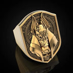 New 2020 The ring of Anubis The Egyptian God of death golring-platedwerewolf ring