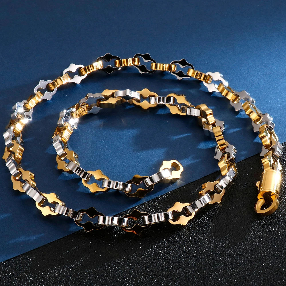 11MM Thick Black Stainless Steel Chains Necklaces for Man 63CM 24.8" Heavy Metal Link Chain Necklace For Men Mens