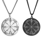 King Solomon Mars Pentacle Amulet — Stainless Steel