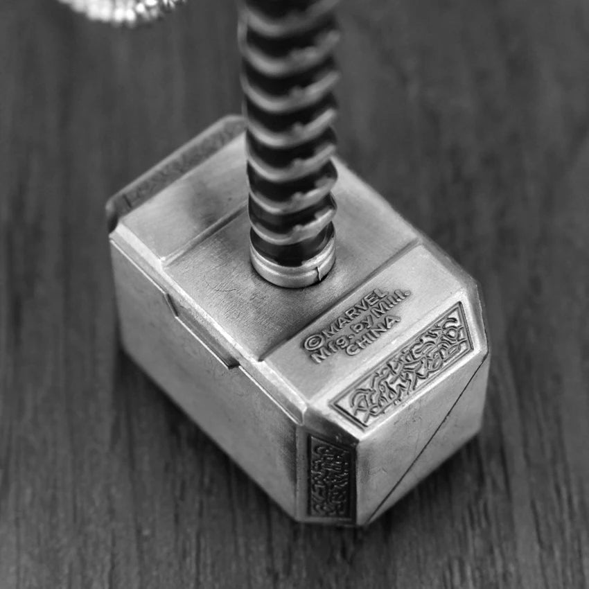 Superhero Thor Necklace Thor's Hammer Mjolnir Pendant Neck Chain Men's Trend Accessories