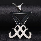 Sigil Lucifer Statement Necklace — Stainless Steel
