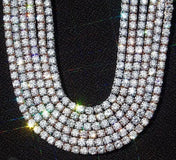 Iced Out Tennis Stainless Steel Necklace 5MM — 3A CZ