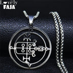 Demon Silver Pendant Seal Men/women Satan Gaap