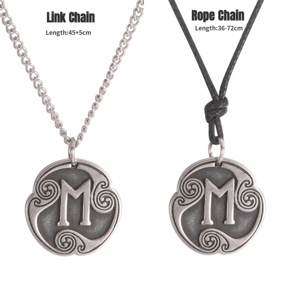 24 Viking Runes Amulet Pendant Set — Stainless Steel