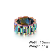 Curb Vintage Stainless Steel Ring
