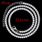 Iced Out Cuban Chain Necklace — Stainless Steel