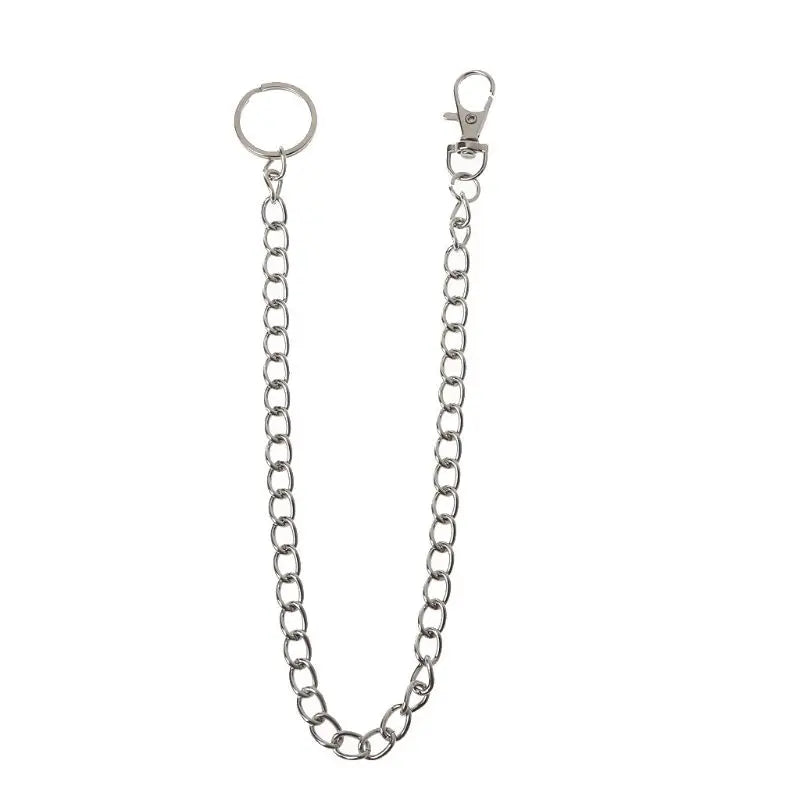 Belt Wallet Pocket Chain Keychain — Stainless Steel