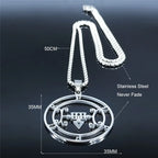 Sigil de Lucifer Furfur Necklace — Stainless