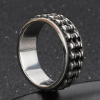 Vintage Wedding Rings For Man Women 316l Stainless Steel Male Ring Finger Jewelry Charm Party Birthday Gift Waterproof