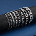Figaro Chain Bracelet 3-11mm — Stainless Steel