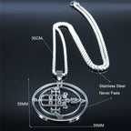 Demon Silver Pendant Seal Men/women Satan Gaap