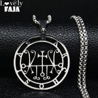 Occult Sigil Silver Pendant Sceal Marchosias Women/men