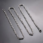 Minimal Stainless Steel Square Chain 3mm