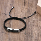 Braided Urn Cremation Bracelet — Stainless Steel