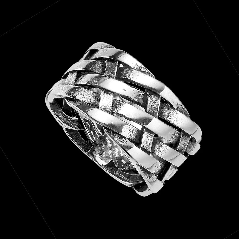 Vintage Celtic Knot Thorn Ring — Stainless Steel, 316L