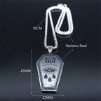 Silver Chain Dark Punk Dig Out Coffin Eyes Tears