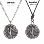 24 Viking Runes Amulet Pendant Set — Stainless Steel