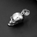 Gothic Skull Stainless Steel Pendant Necklace