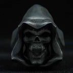 Onlysda Anillo Hombre Stainless Steel Gothic Skull Mask Ring Biker Hiphop rock Jewelry Unique Halloween Gift for Men