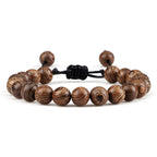 Beads Bracelet Adjustable 8mm Black Onyx Lava Tiger Eye Natural Stone Men Bracelets Healing Yoga Jewelry Gift for Women