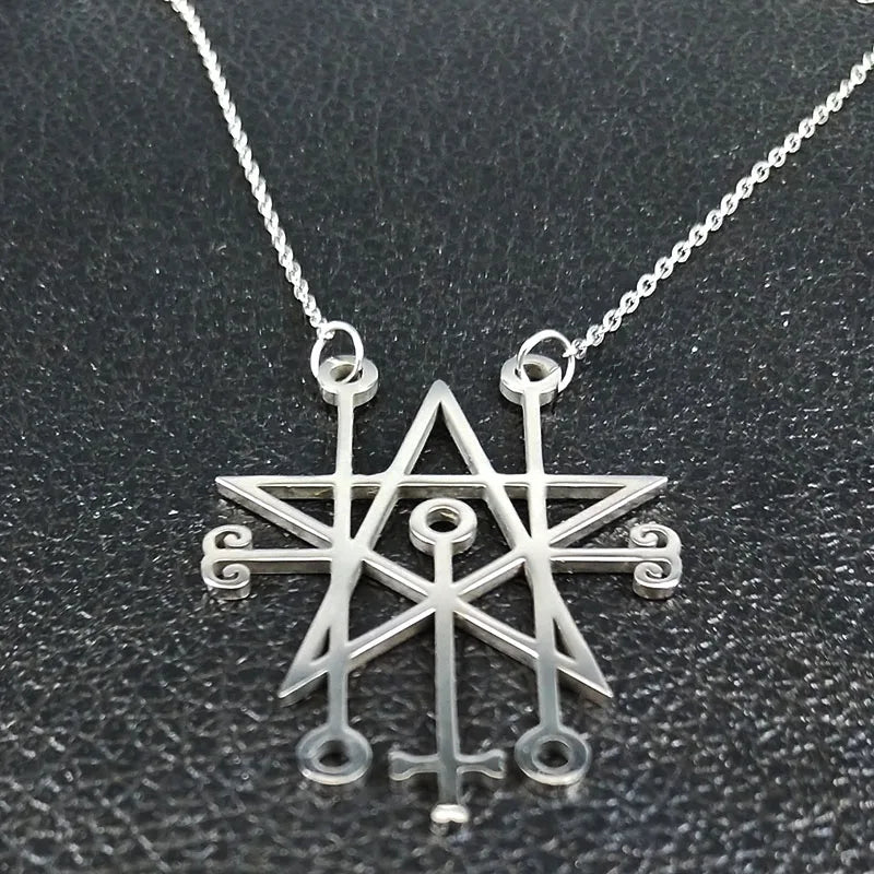 Astaroth Sigil Pendant — Stainless Steel