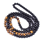 Hematite Obsidian Tiger Eye Beads Necklaces Men Fashion Triple Protection Necklaces Women for Magnetic Health Protection Jewelry