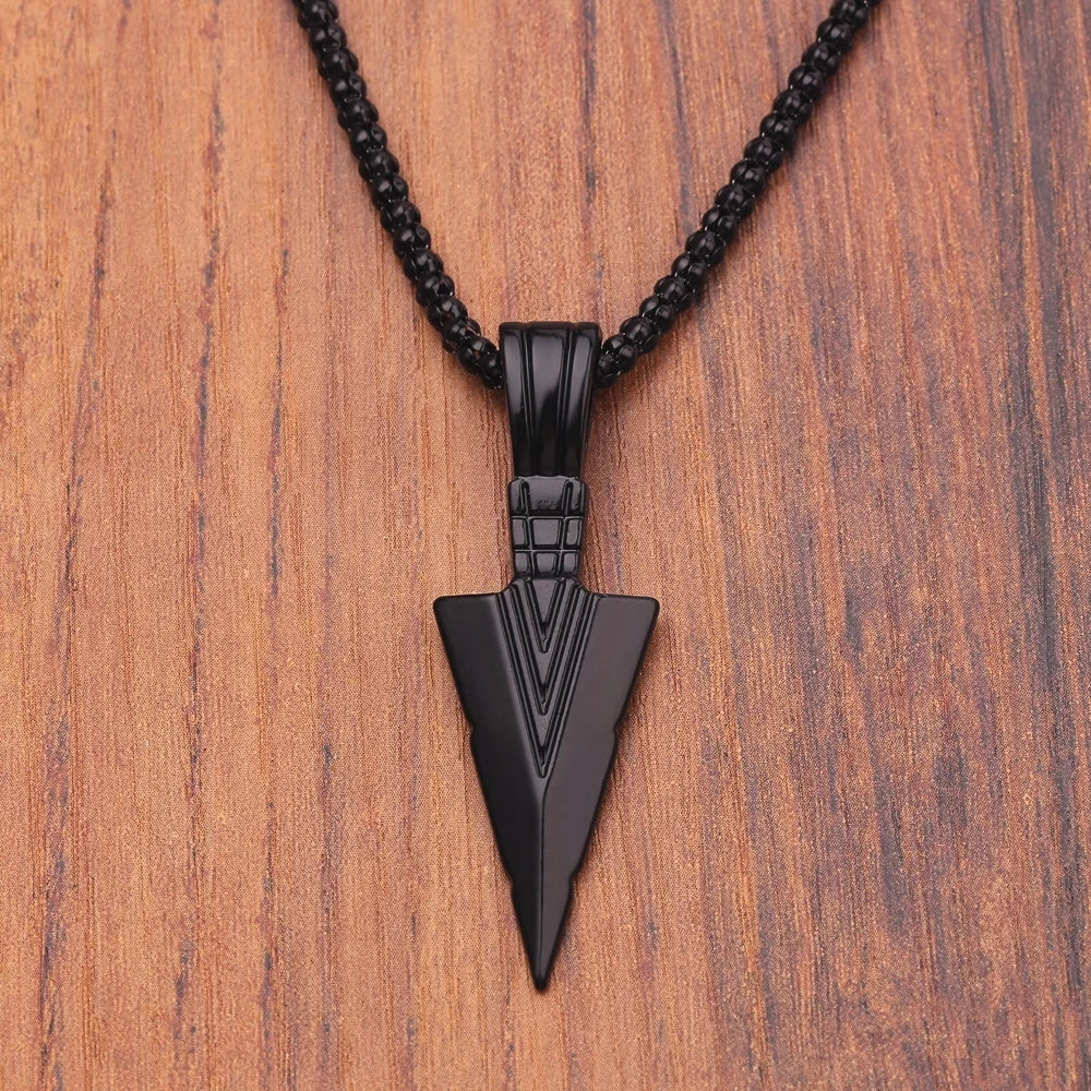 Black Pendant Necklace