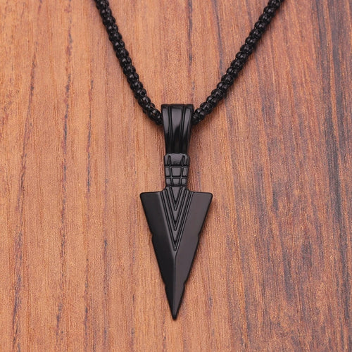 Black Pendant Necklace