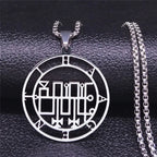 Sigil Lucifer Chain Pendant Necklace — Stainless Steel