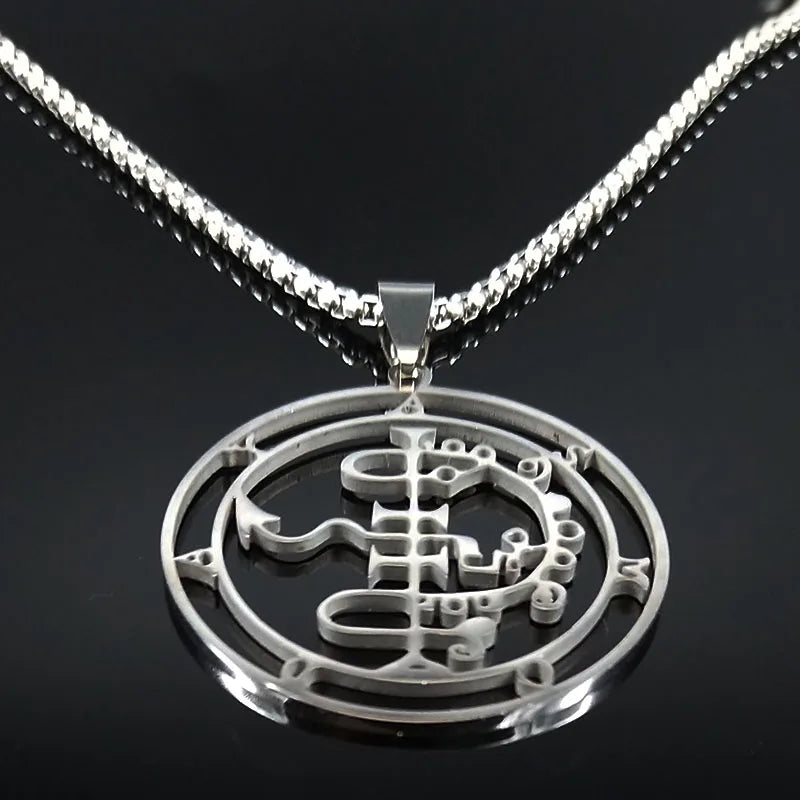 Sigil de Lucifer Baphomet Necklace — SS