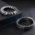 Big Size 20/22/24CM Long Heavy Stainless Steel Man Bracelet Men's Link Chain Bracelets Metal Bangles Massive On Hand
