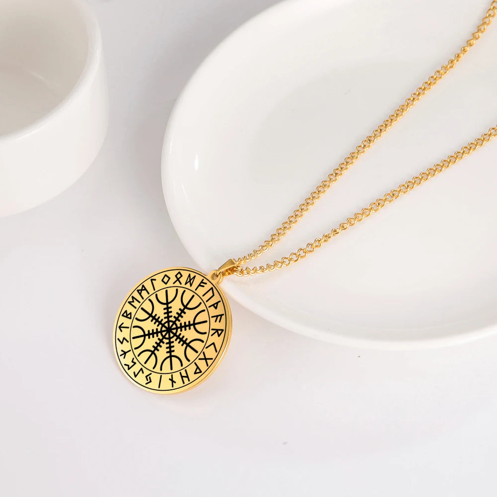 Archangel Sigil Pendant Necklace — Stainless Steel