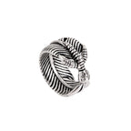 Vintage Feather Open Ring for Men & Women — Adjustable, 24 Styles