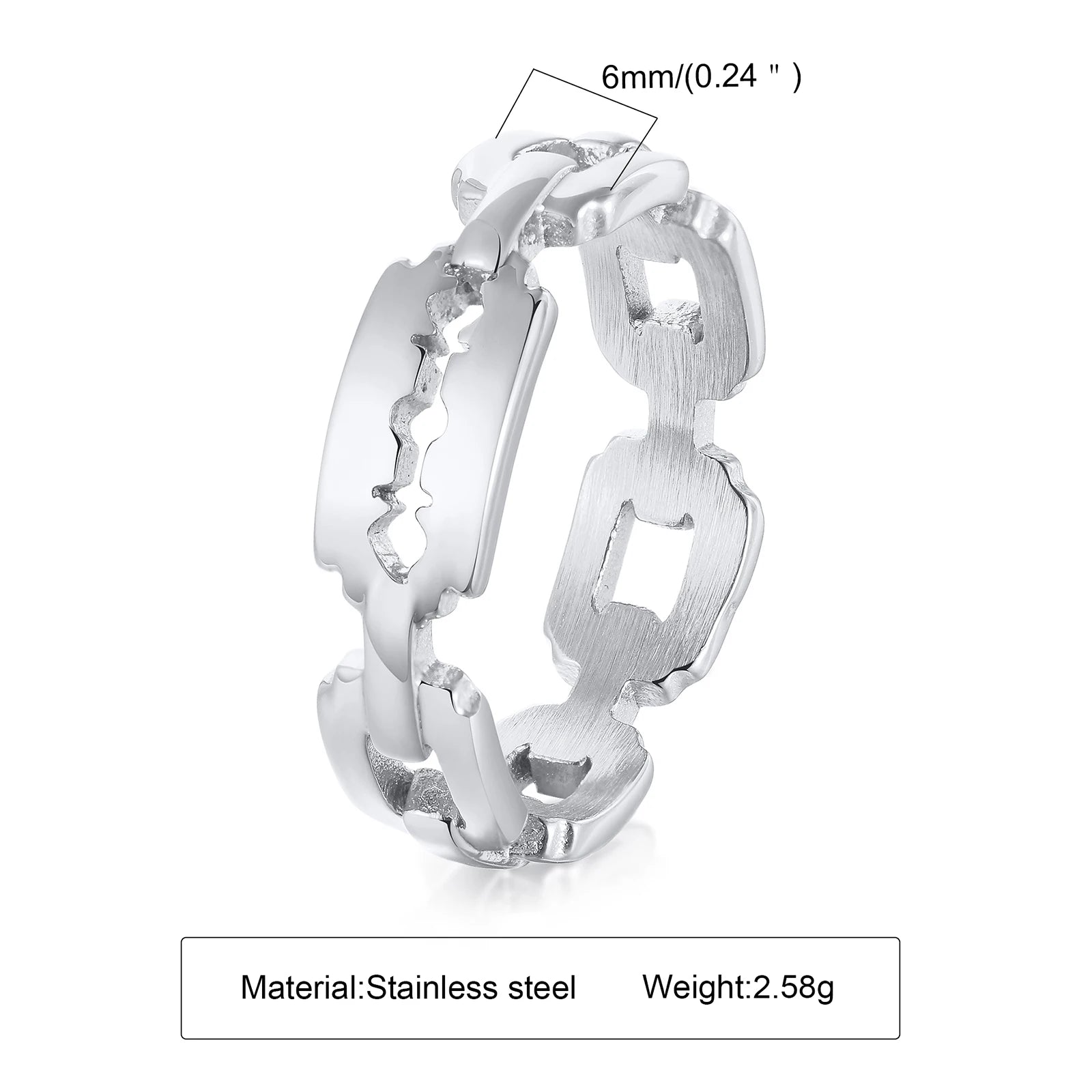 Razor Blade Ring — Stainless Steel