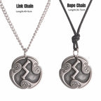 24 Viking Runes Amulet Pendant Set — Stainless Steel