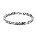 Minimalist 3/4/5/6/7mm Cuba Chain Bracelet Homme 100% Stainless Steel Braslet Punk Link Braclet Gift For Him Pulseiras
