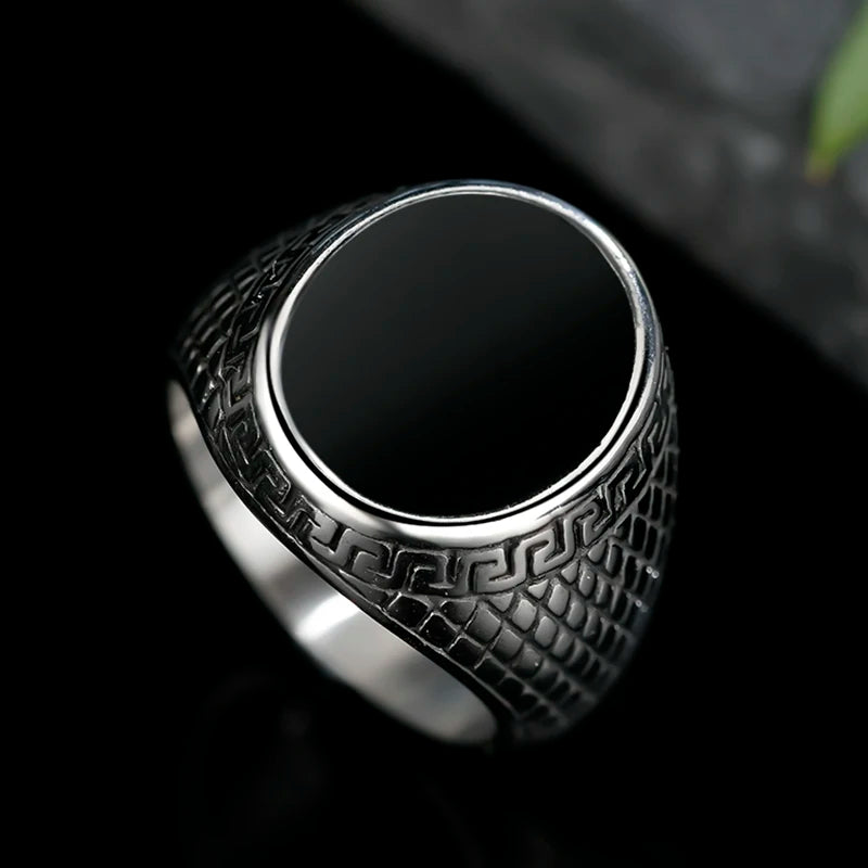 Smooth Round Wedding Ring for Men — 316L Stainless Steel