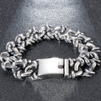 Stainless Steel Bracelet Men 20MM 316L Stainless Steel Men's On Hand Bands Chain Bracelets Male Jewellery Iron Mannen