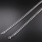 Minimal Link Chain Necklace 4mm — Stainless