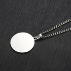 Men Necklace,Seal of the Seven Archangels Necklaces,Stainless Steel The 7 Archangels Sigil, Solomon Kabbalah Amulet Pendants