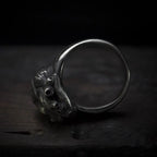 Stainless Steel Unique New Vintage Heart Ring Biker Punk Rock Gothic Punk Santa Muerte Jewelry Ring Party Wholesale