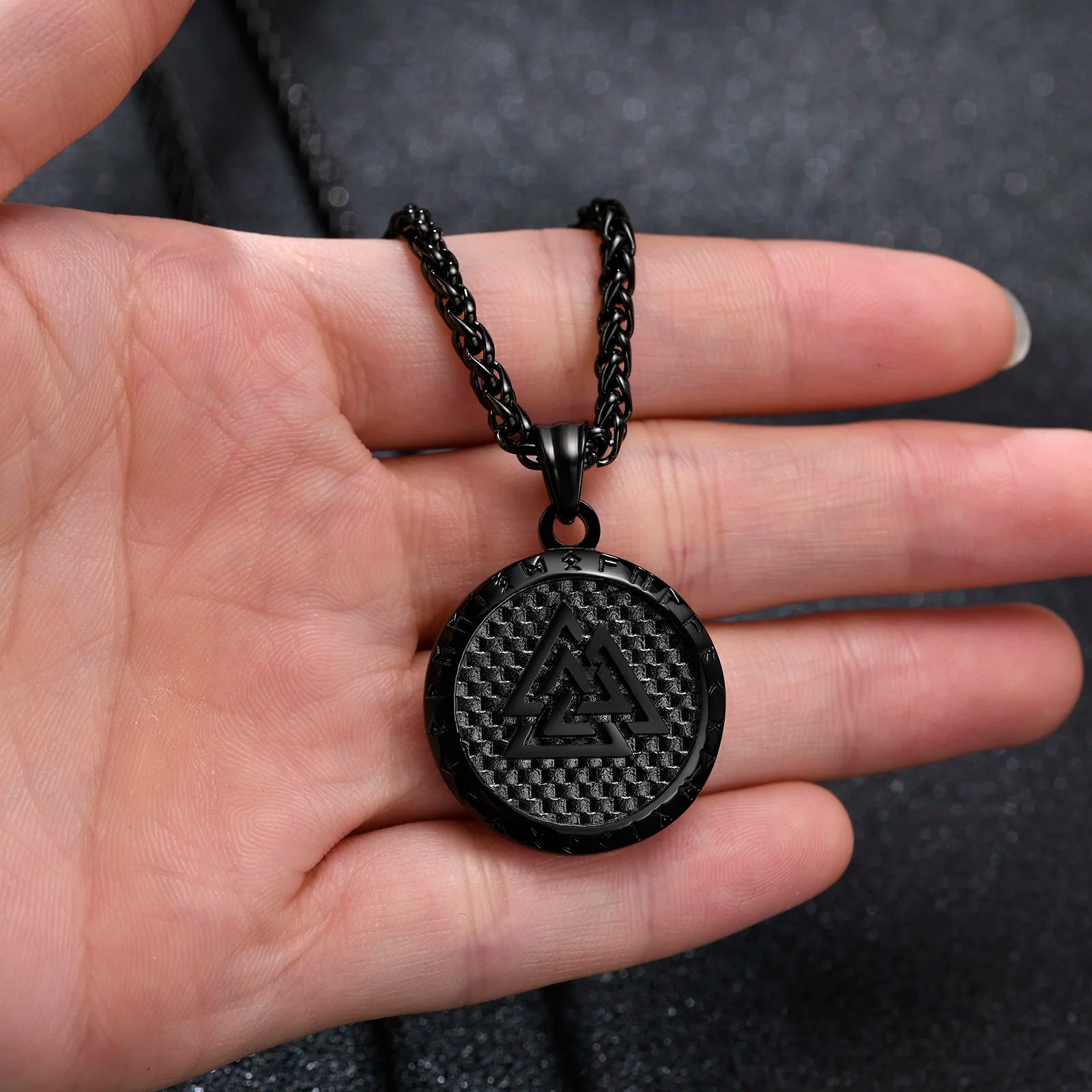 Thor Hammer Pendant — Stainless Steel