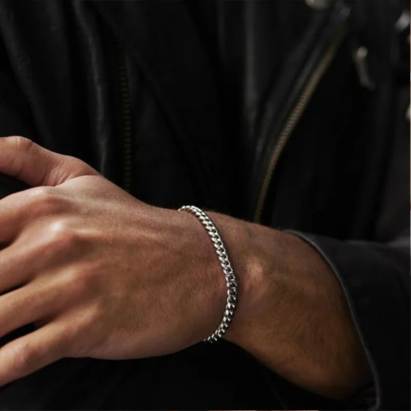 Chunky Curb Chain Bracelet 11mm — Stainless Steel