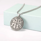 COOLTIME Supernatural Amulet Men Pendant Necklace Stainless Steel Archangel Michael Raphael Uriel Gabrie Angel Talisman