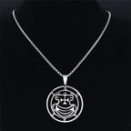 Sigil de Lucifer Agares Necklace — Stainless