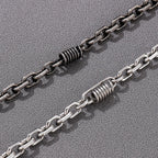 Vintage 7MM 55CM Chain Necklace Choker for Men Solid Stainless Steel Men's Chain Necklaces Best Friends Birthday